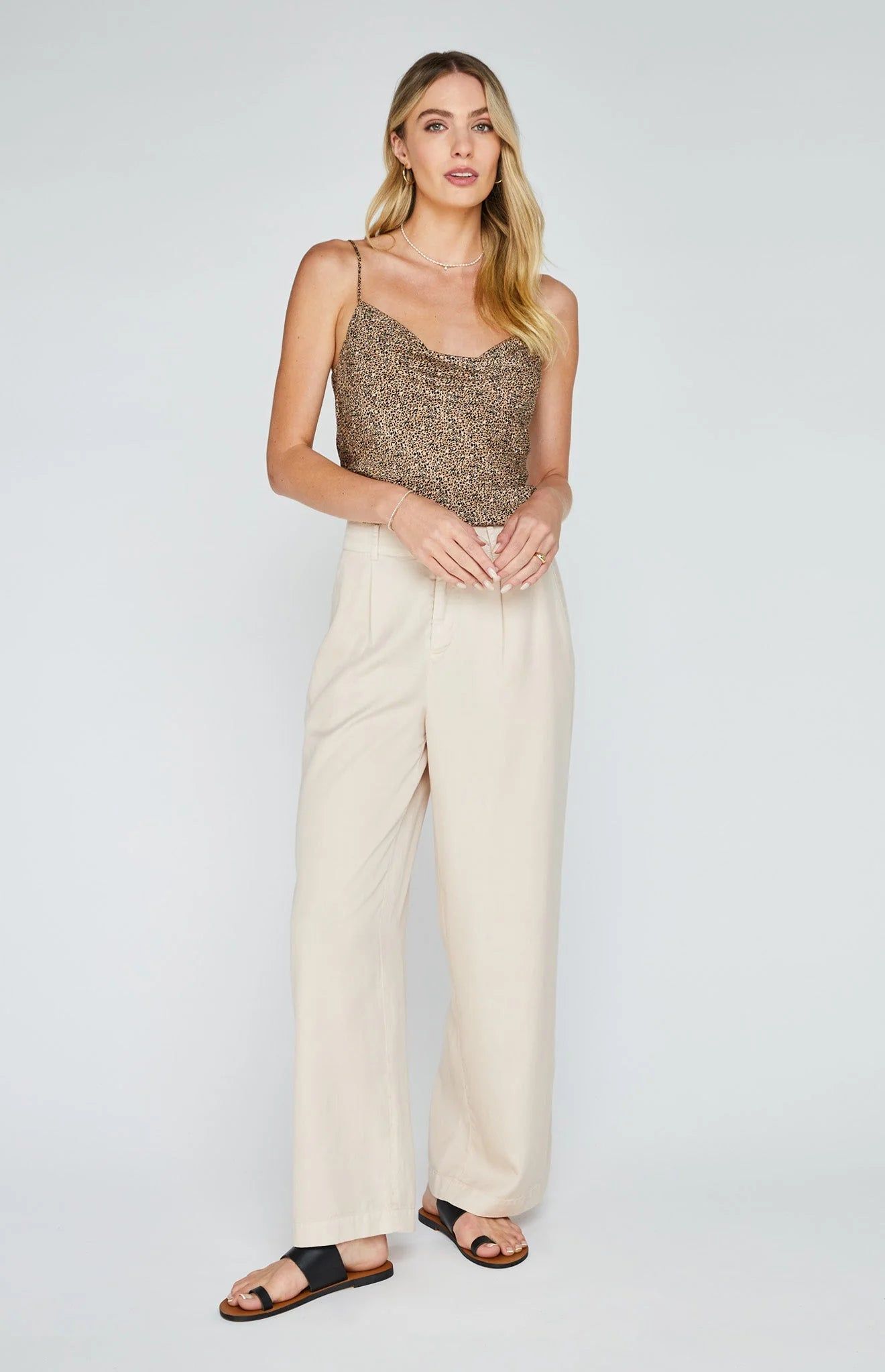 GENTLE FAWN CAMILLA TOP - SAND DAPPLE sold by OAK