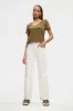 KUWALLA HIGH RISE DENIM PANT - CREAM sold by OAK