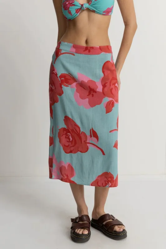 RHYTHM INERNA FLORAL LOW RISE MIDI SKIRT - SPRING sold by OAK