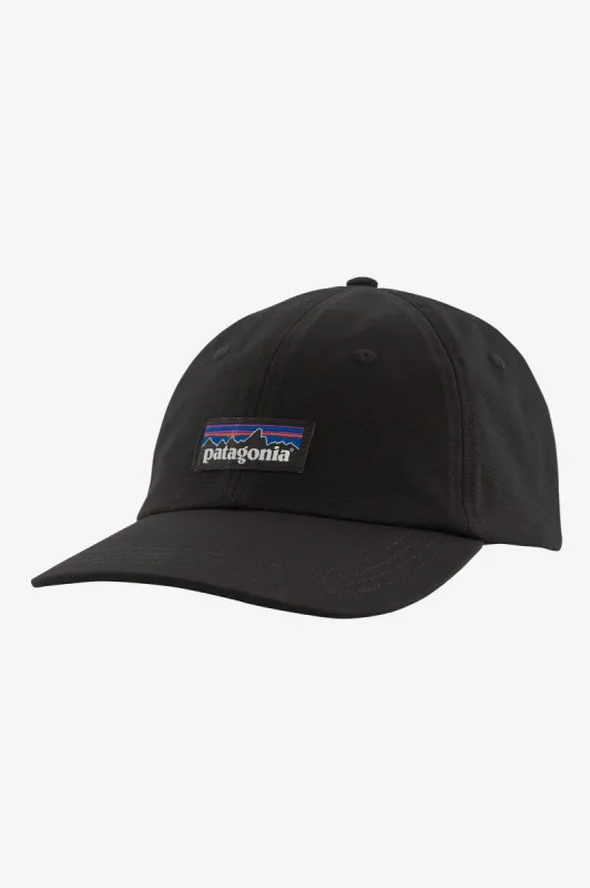 PATAGONIA P-6 LABEL TRAD CAP- BLACK sold by OAK