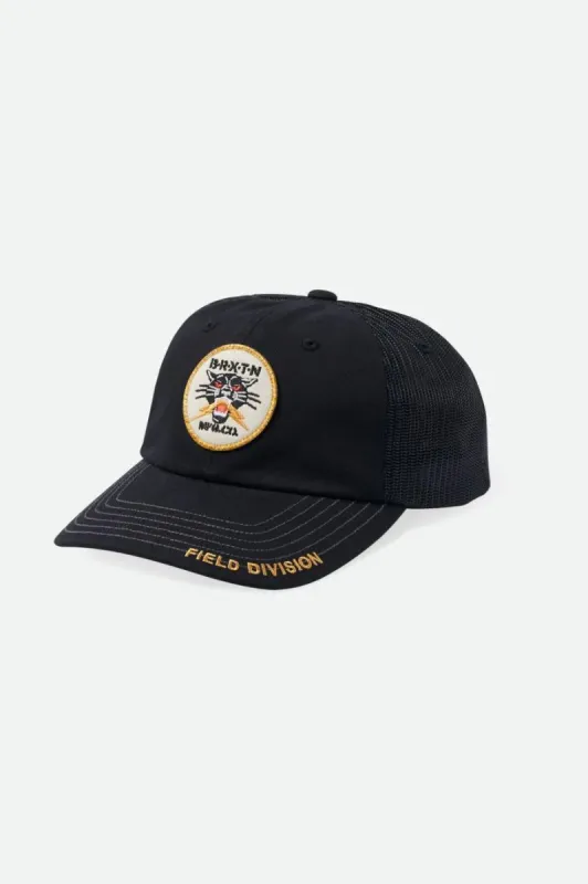 BRIXTON SPARKS LP TRUCKER HAT - BLACK sold by OAK