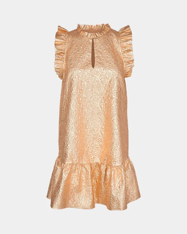 SOFIE SCHNOOR ROSE GOLD DRESS sold by OAK