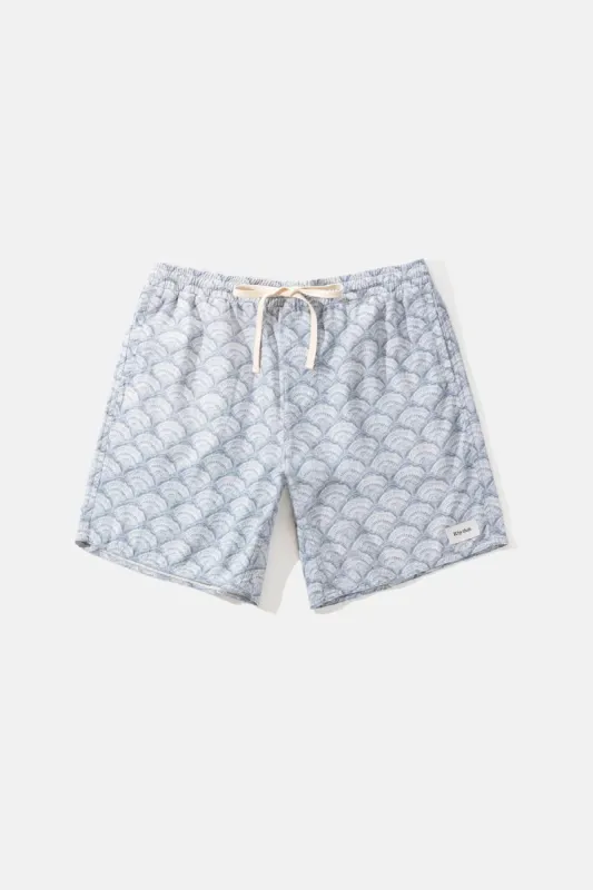 RHYTHM BIVALVE LINEN JAM SHORT - SLATE sold by OAK