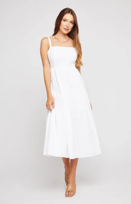 GENTLE FAWN NINA DRESS - WHITE sold by OAK