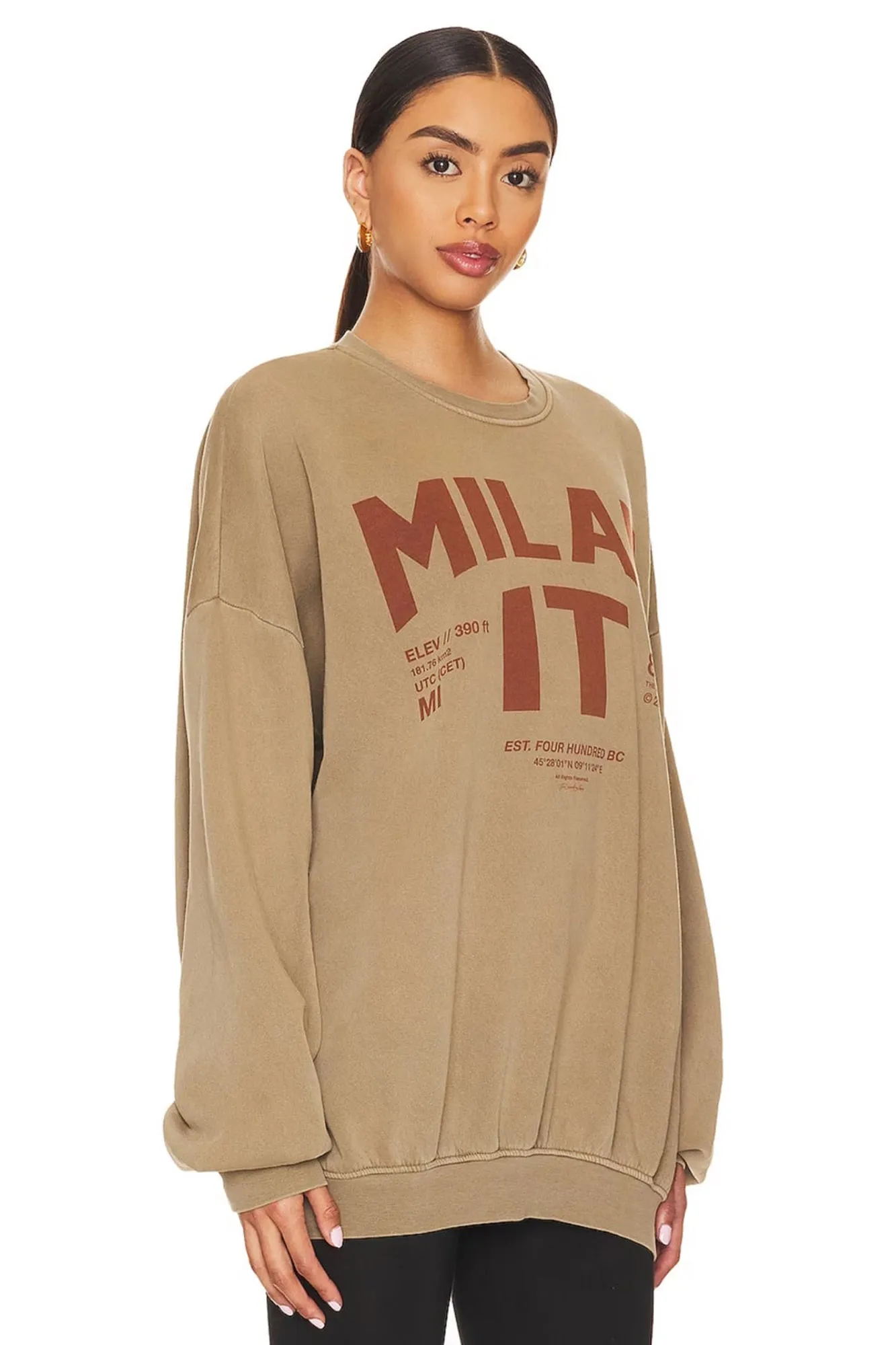 THE LAUNDRY ROOM - WELCOME TO MILAN JUMPER - CAMEL sold by OAK product image thumbnail 3