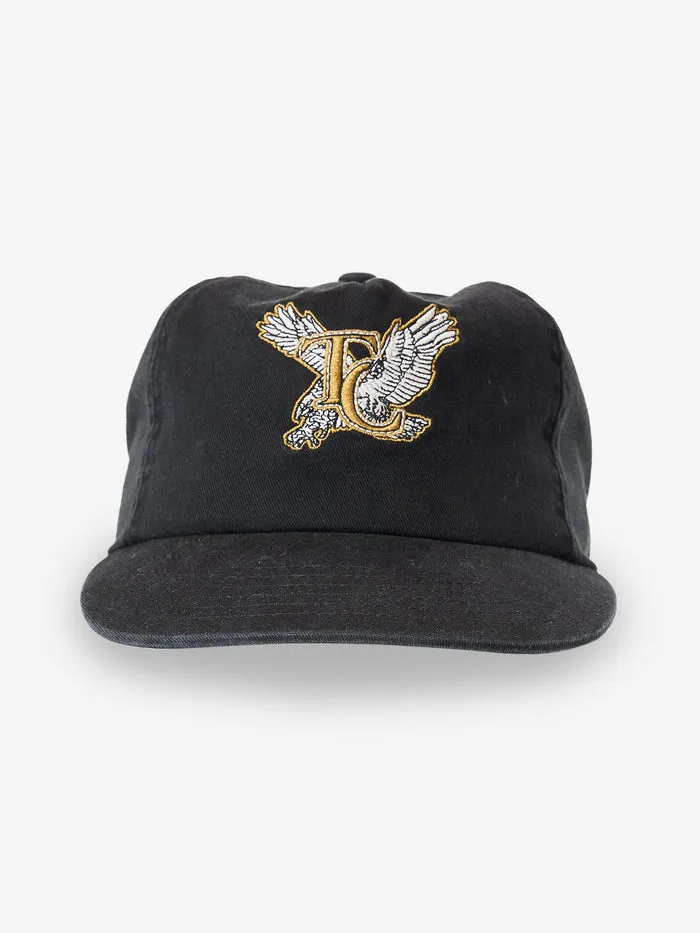 THRILLS EYES ON THE TARGET 5 PANEL CAP - BLACK sold by OAK