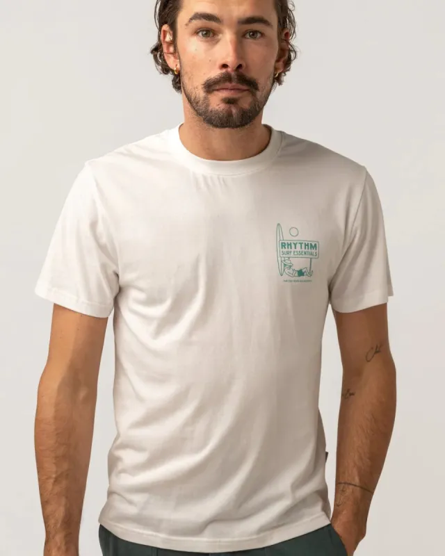 RHYTHM WANDER SS T-SHIRT - WHITE sold by OAK