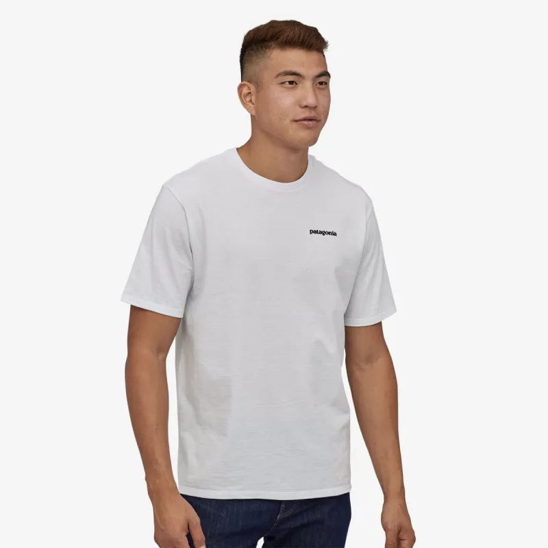 PATAGONIA MEN'S P-6 LOGO RESPONSIBILI-TEE - WHITE sold by OAK