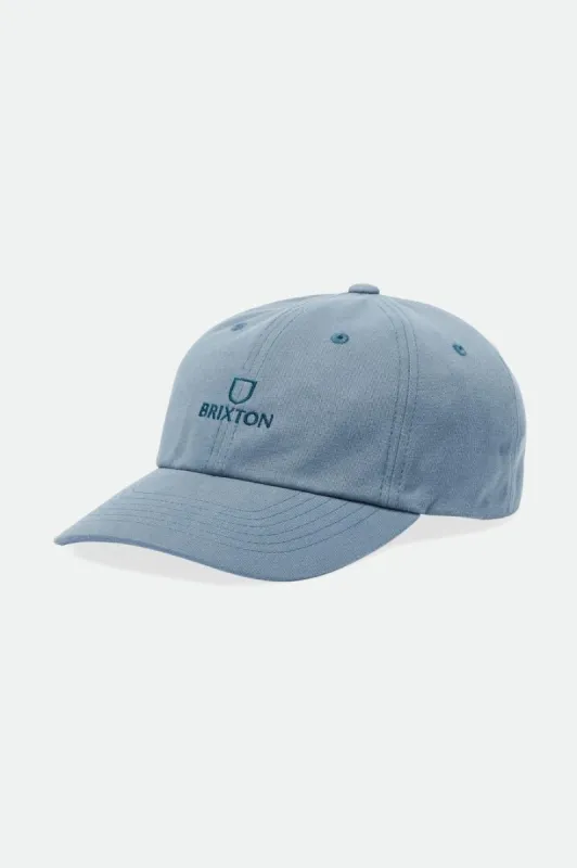 BRIXTON ALPHA LP CAP - PACIFIC BLUE VINTAGE WASH sold by OAK