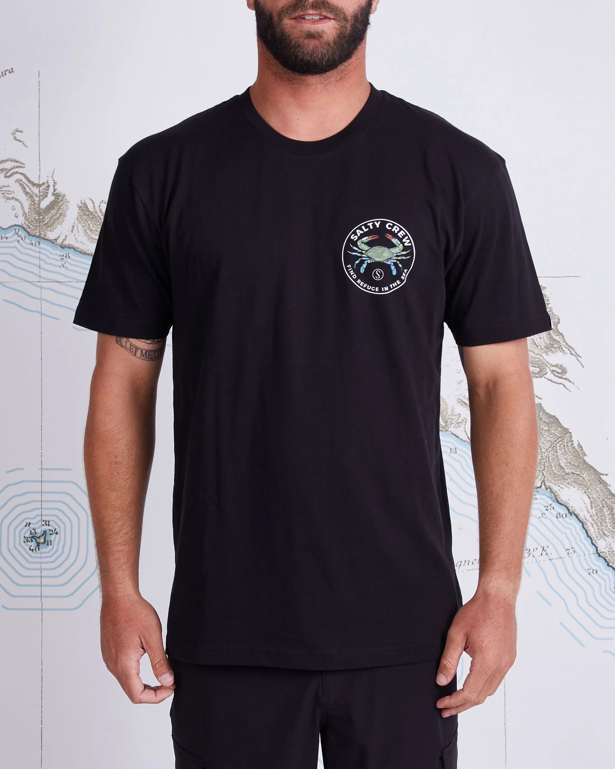 SALTY CREW BLUE CRABBER S/S PREMIUM TEE - BLACK sold by OAK product image thumbnail 2