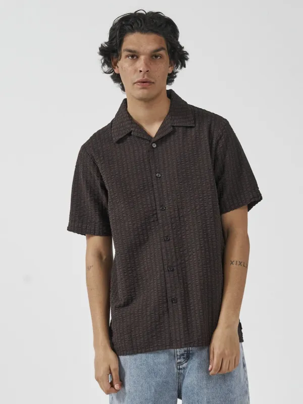 THRILLS PARADISE CODE BOWLING SHIRT - JAVA sold by OAK
