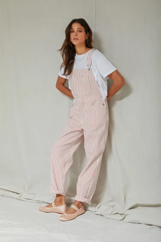 BRIXTON COSTA OVERALL - ALOHA RED sold by OAK