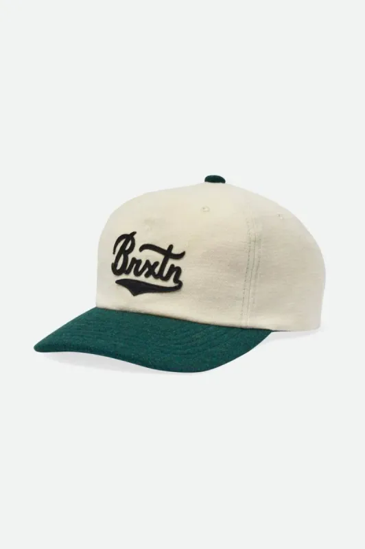 BRIXTON BURT MP CAP - WHITE/SPRUCE sold by OAK