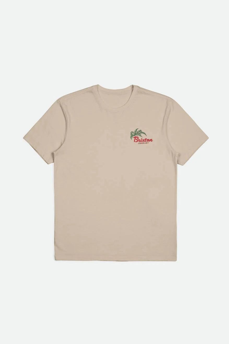 BRIXTON LEISURE S/S TAILORED TEE- SMOKE GREY sold by OAK product image thumbnail 2