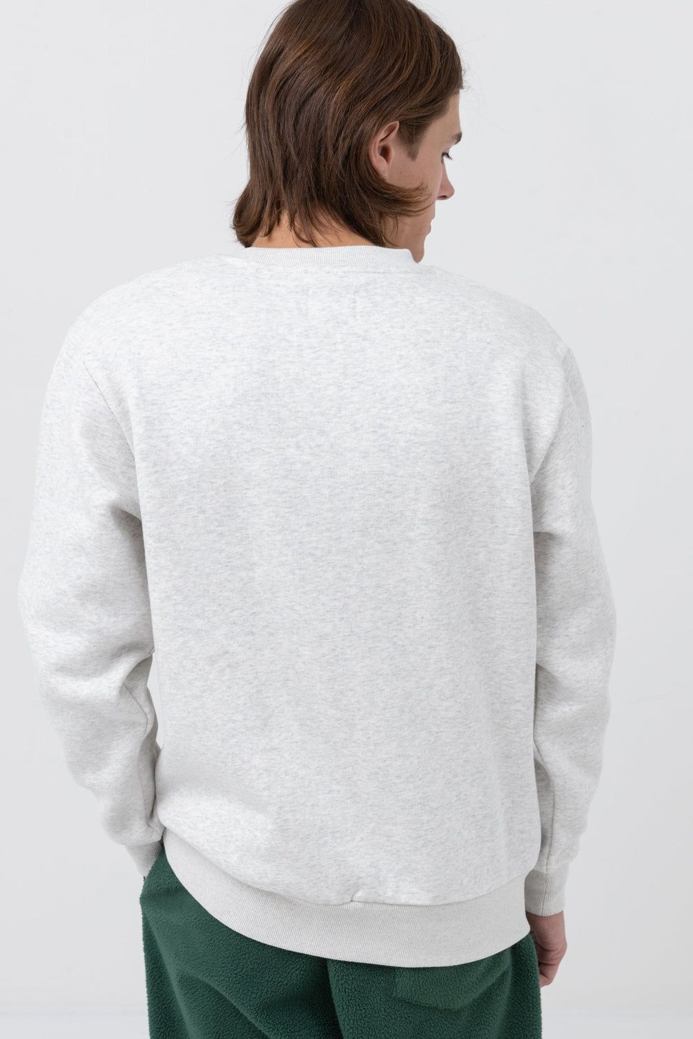 RHYTHM HEAVY WEIGHT FLEECE CREW - OAT sold by OAK product image thumbnail 2