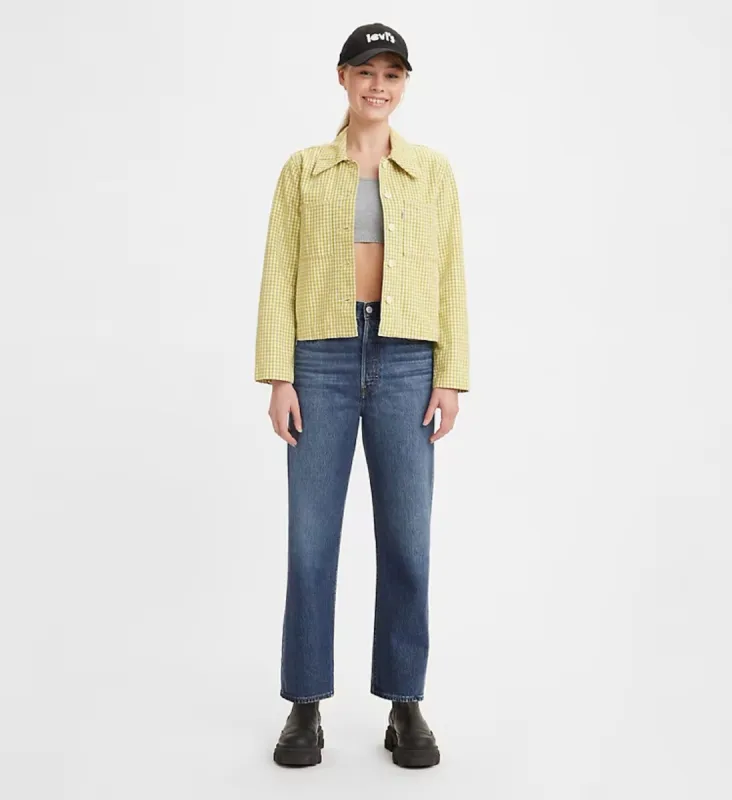 LEVI'S RIBCAGE STRAIGHT ANKLE JEANS - VALLEY VIEW sold by OAK