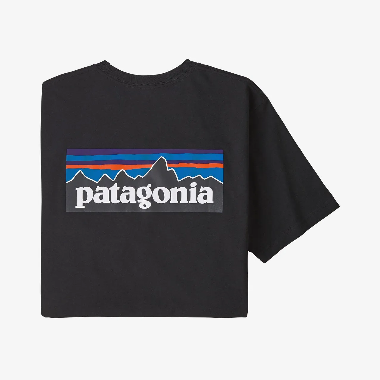 PATAGONIA MENS P-6 LOGO RESPONSIBILI-TEE - BLACK sold by OAK product image thumbnail 3
