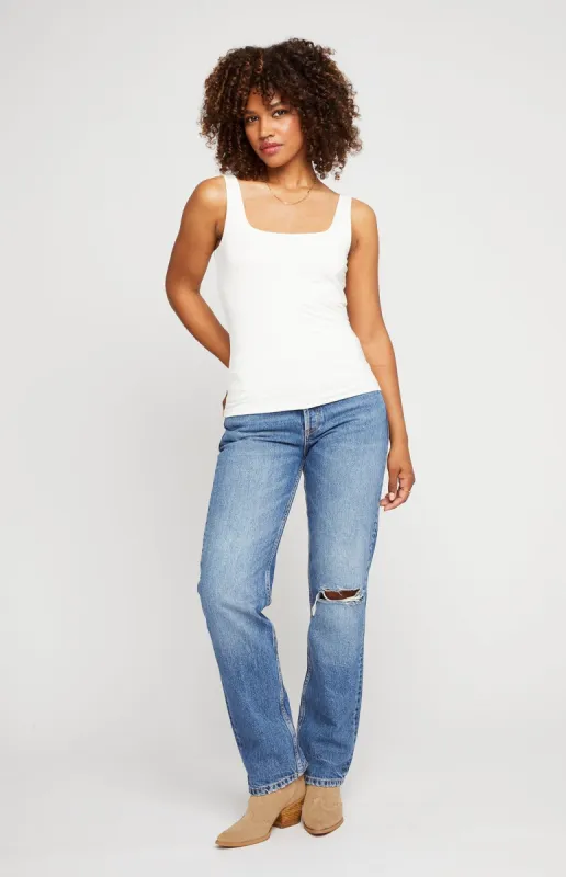 GENTLE FAWN BELIZE TANK - WHITE sold by OAK