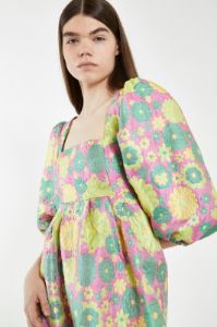 GLAMOROUS LADIES DRESS - PINK 60'S FLORAL sold by OAK