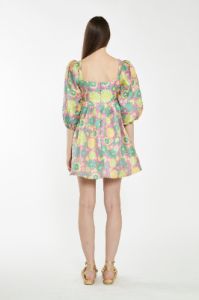 GLAMOROUS LADIES DRESS - PINK 60'S FLORAL sold by OAK