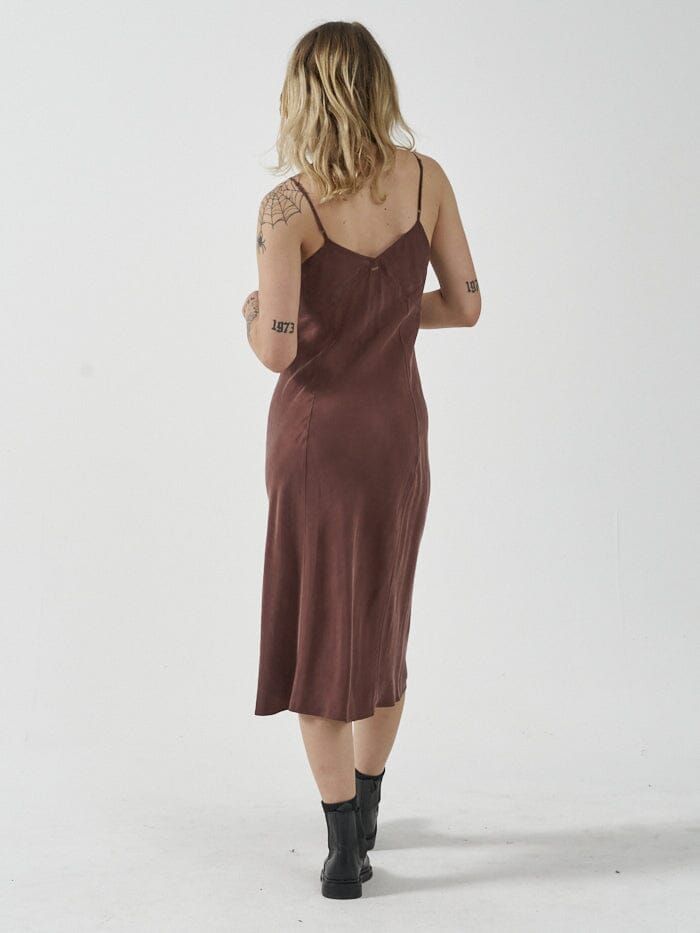 THRILLS CHELSEA SLIP DRESS - PORT sold by OAK product image thumbnail 5
