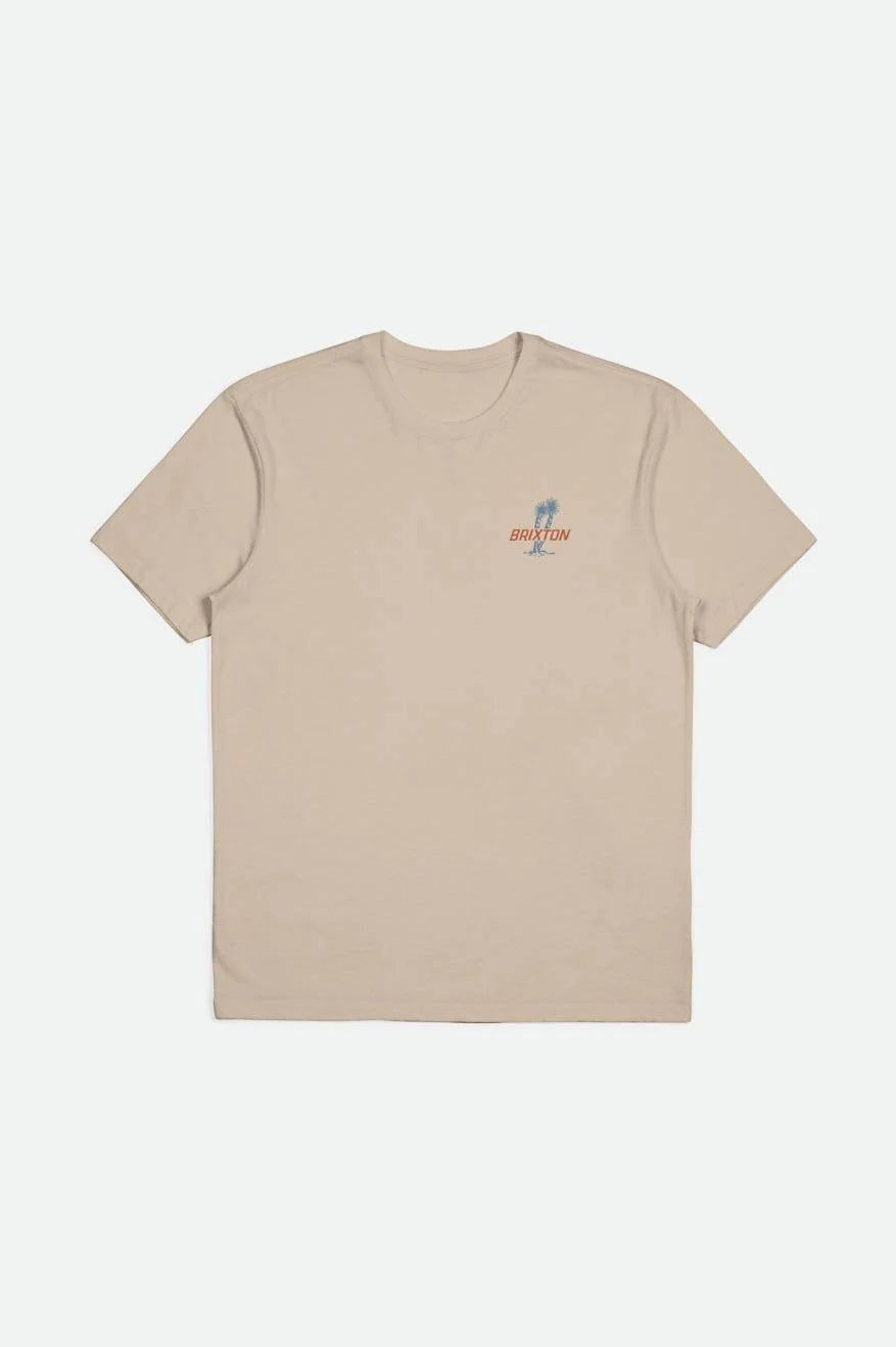 BRIXTON AUSTIN S/S TAILORED TEE - SMOKE GREY sold by OAK product image thumbnail 2