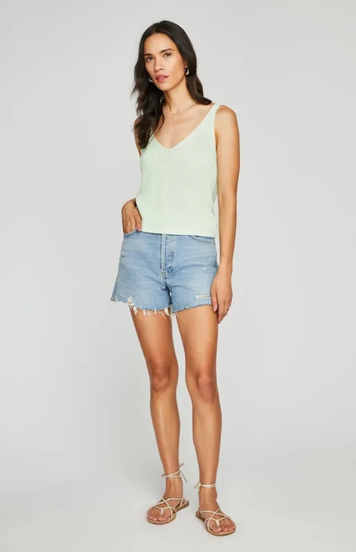 GENTLE FAWN SADIE KNIT TANK - LIME sold by OAK