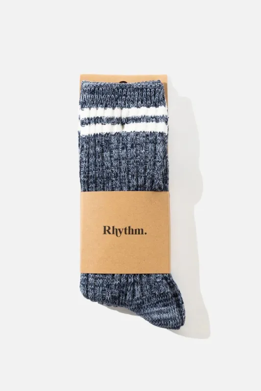 RHYTHM EVERYDAY CREW SOCK sold by OAK