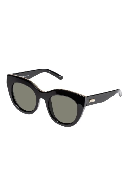 LE SPECS AIR HEART SUNGLASSES - BLACK/GOLD sold by OAK