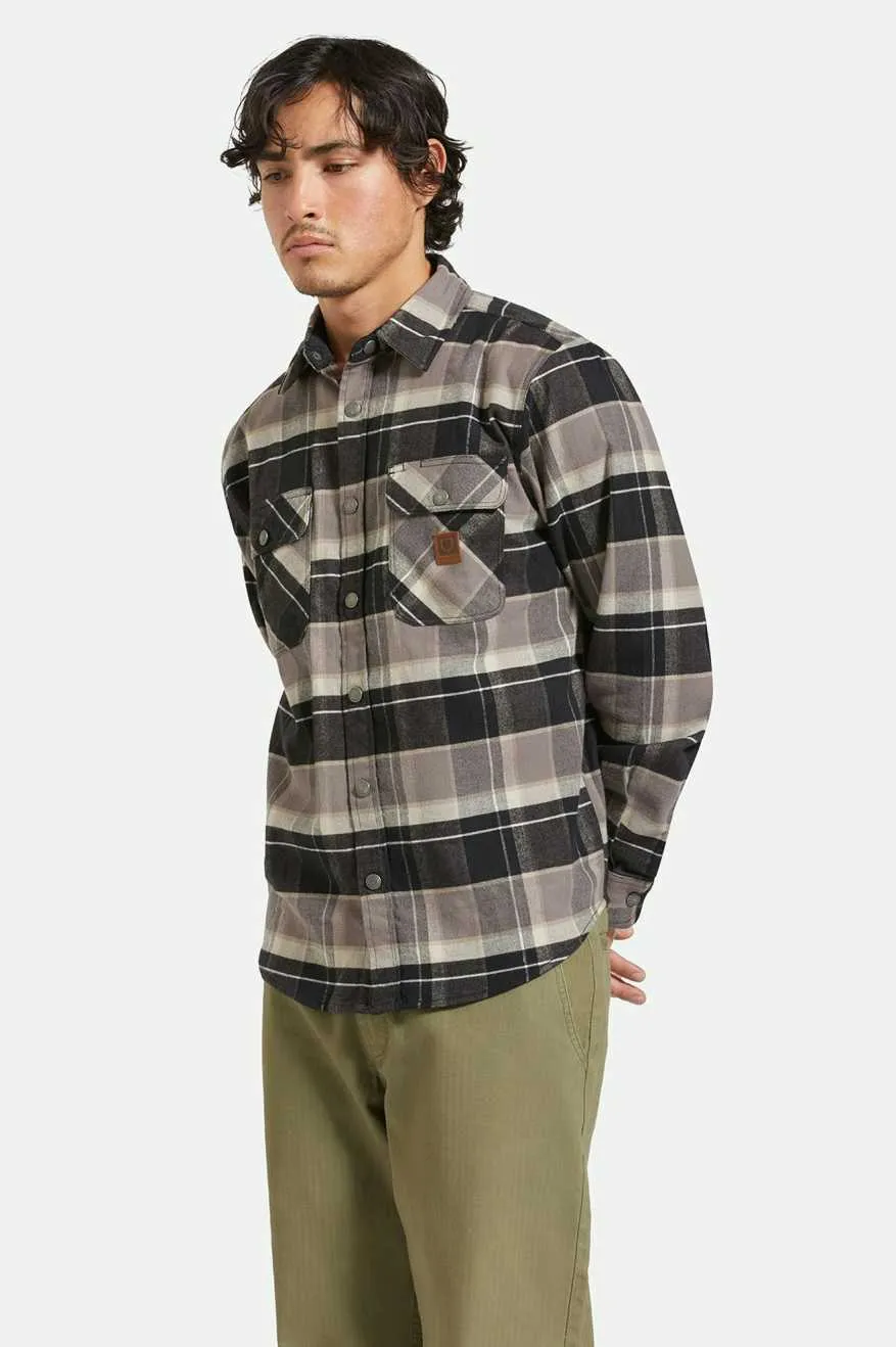 BUILDERS BOWERY STRETCH WATER RESISTANT L/S FLANNEL - BLACK/CHARCOAL/BEIGE sold by OAK product image thumbnail 2