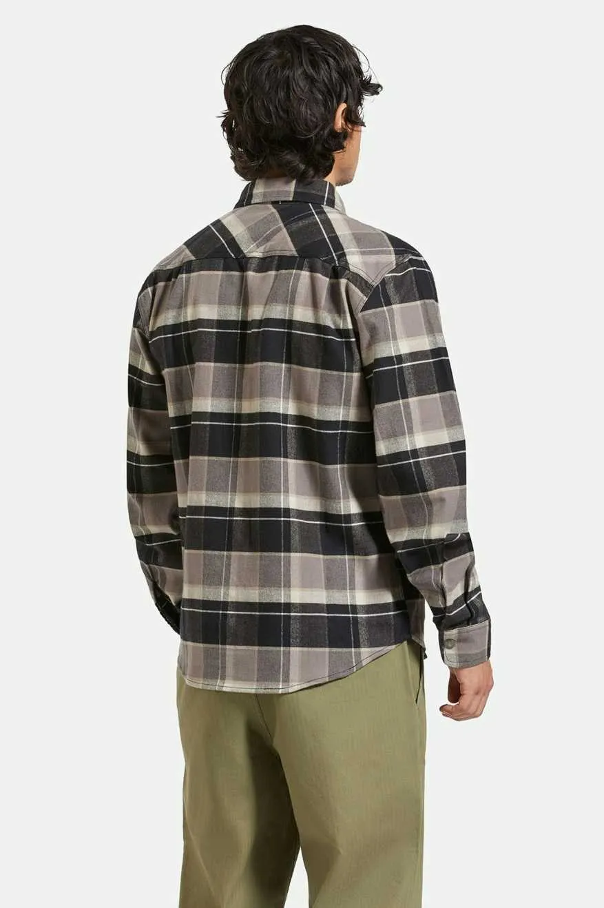 BUILDERS BOWERY STRETCH WATER RESISTANT L/S FLANNEL - BLACK/CHARCOAL/BEIGE sold by OAK product image thumbnail 3