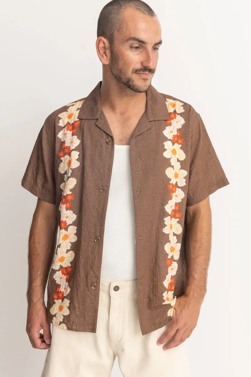 RHYTHM DEL REY SS SHIRT - CHOCOLATE sold by OAK