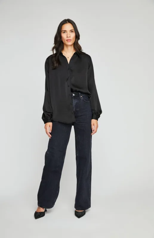 GENTLE FAWN PAMELA SHIRT - BLACK sold by OAK