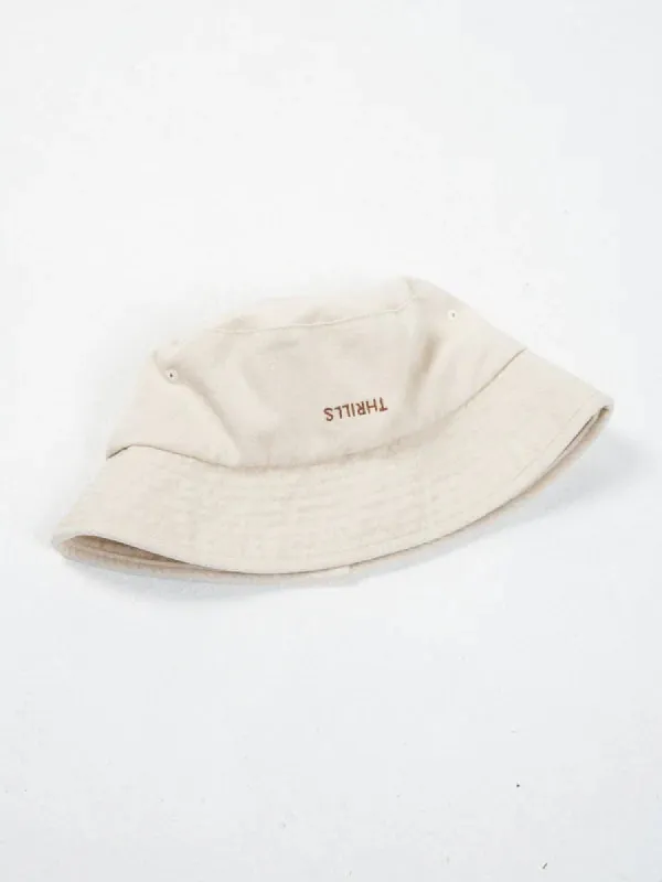 THRILLS MINIMAL BUCKET HAT - TOFU sold by OAK
