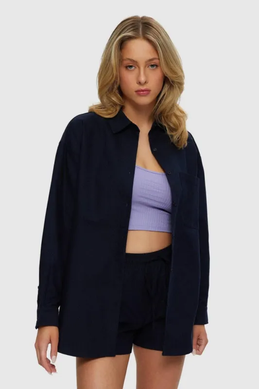 KUWALLA OXFORD SHIRT - NAVY sold by OAK