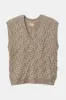 BRIXTON LAFAYETTE OVERSIZED SWEATER - MARBLED BEIGE sold by OAK