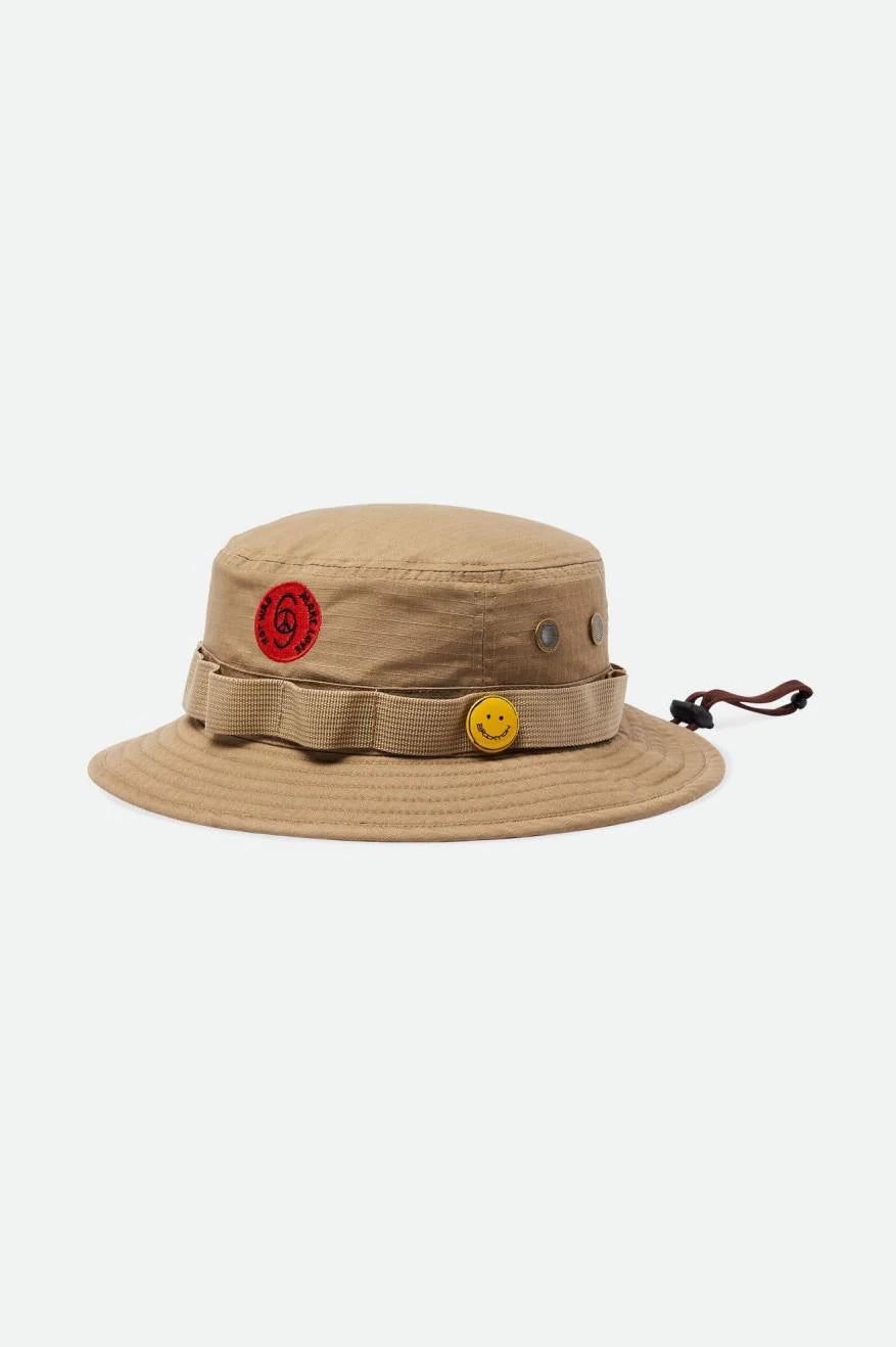 BRIXTON LOVE PACKABLE BUCKET HAT - SAND sold by OAK