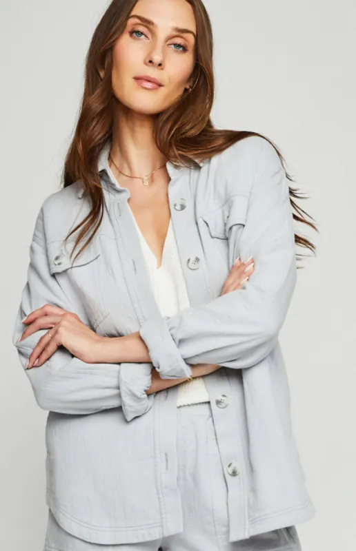 GENTLE FAWN NICHOLSON SHIRT JACKET - SILVER sold by OAK