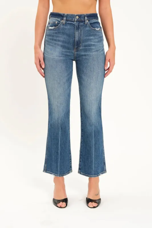 DAZE DENIM SOHO HIGH RISE ANKLE FLARE - RUSH HOUR sold by OAK