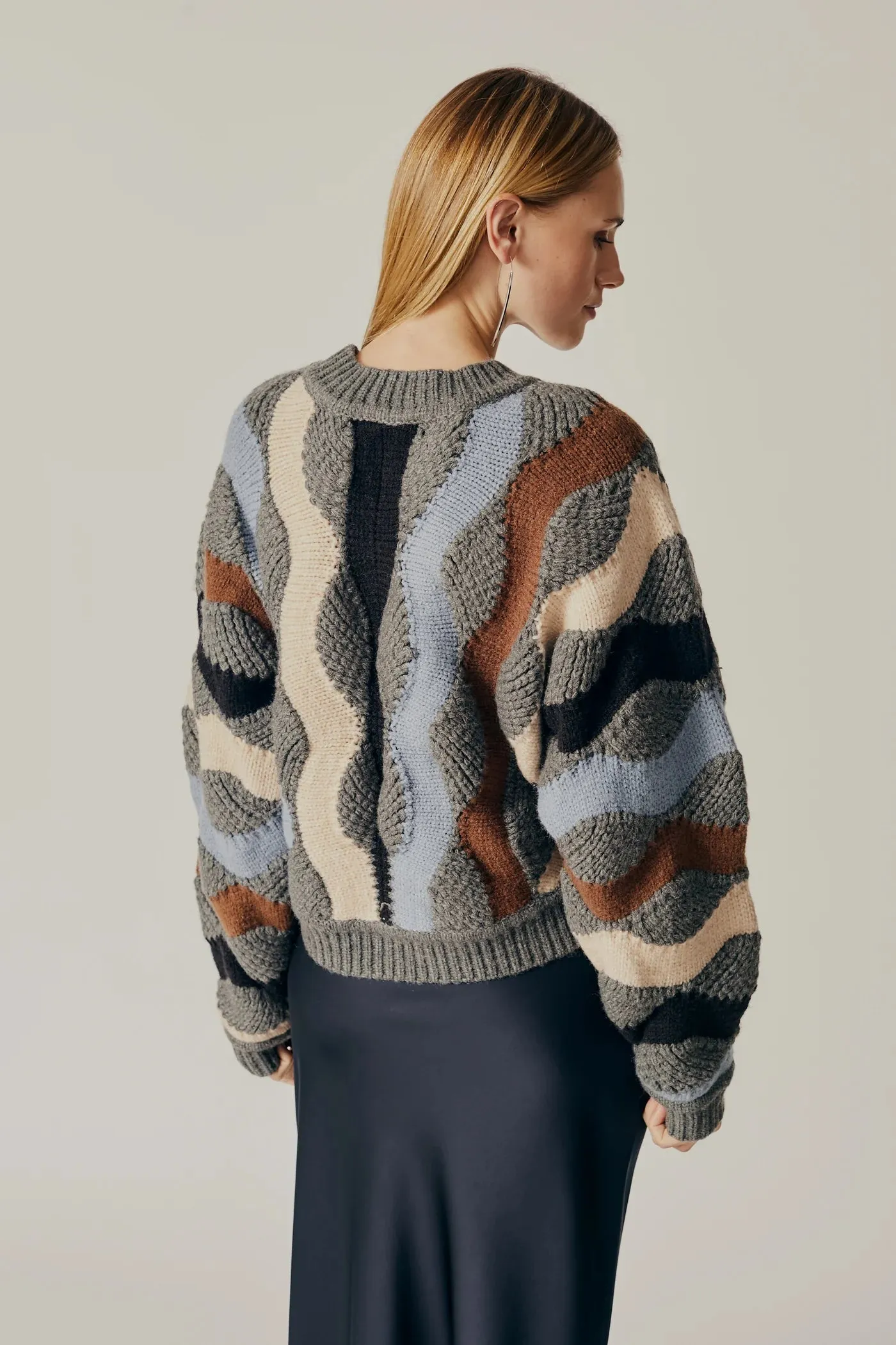 DELUC PIERIS SWEATER - GREY MELANGE sold by OAK product image thumbnail 3