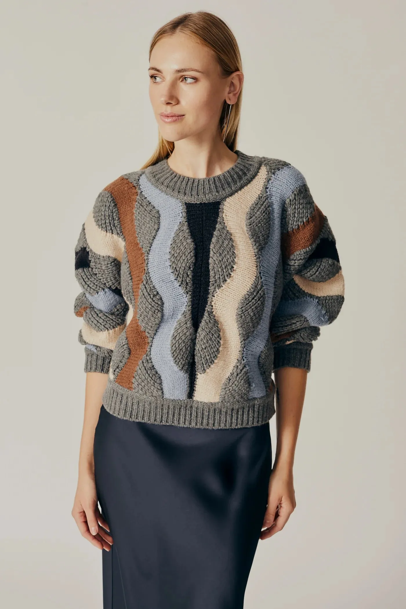 DELUC PIERIS SWEATER - GREY MELANGE sold by OAK product image thumbnail 2