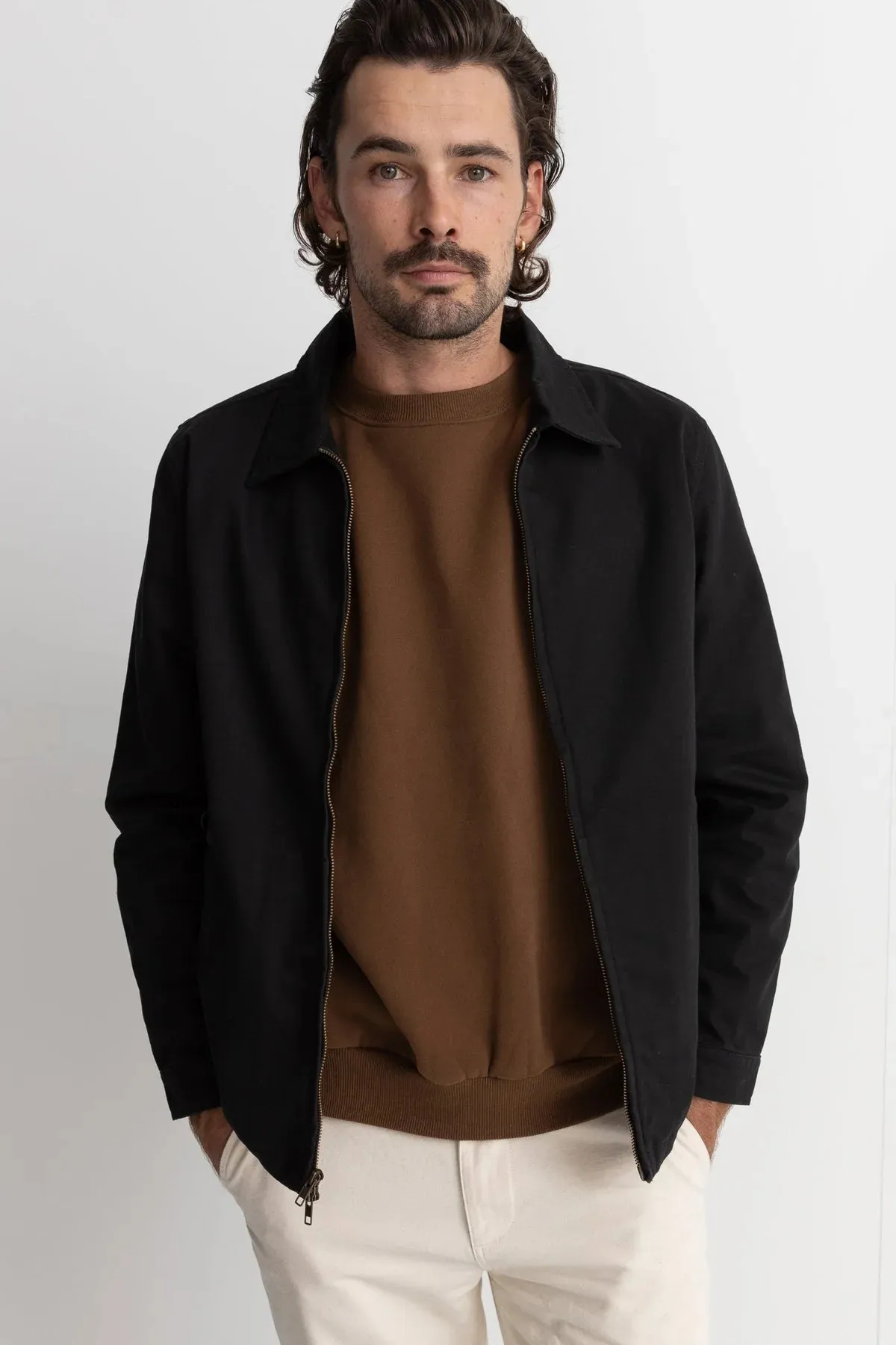 RHYTHM CLASSIC SHOP JACKET - VINTAGE BLACK sold by OAK