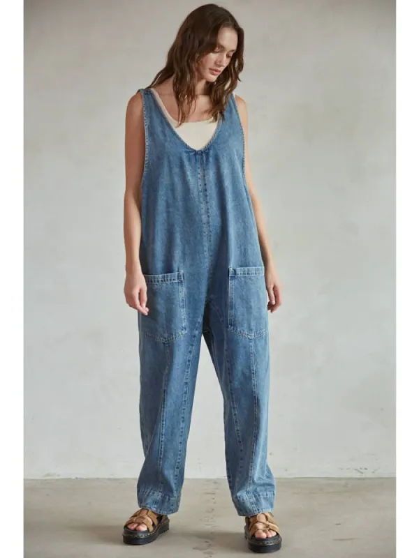 MAXWELL DENIM OVERALL sold by OAK