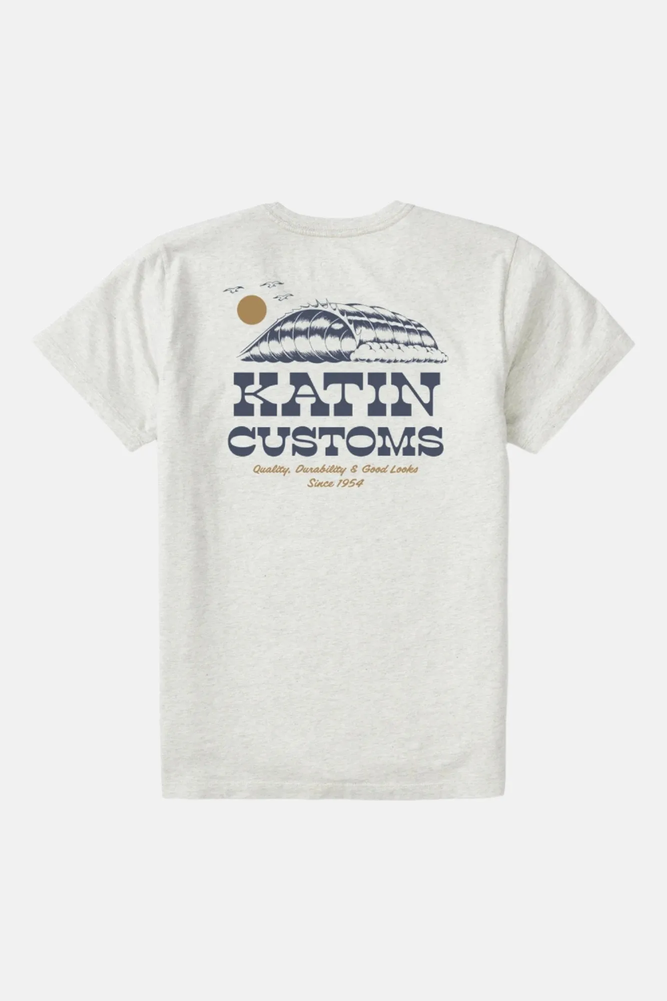 KATIN DRAINER TEE - HEATHER GRAY sold by OAK product image thumbnail 4
