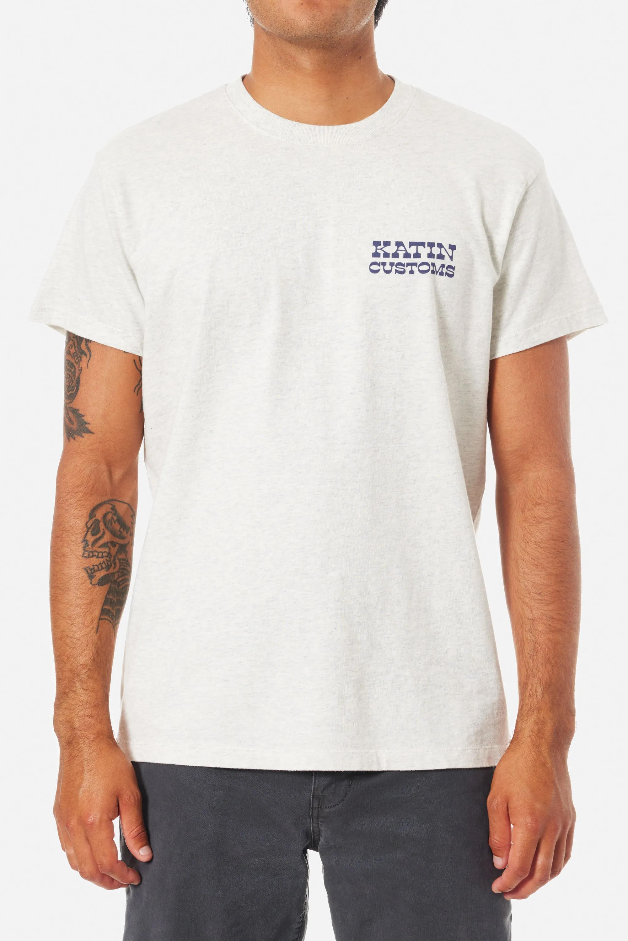 KATIN DRAINER TEE - HEATHER GRAY sold by OAK