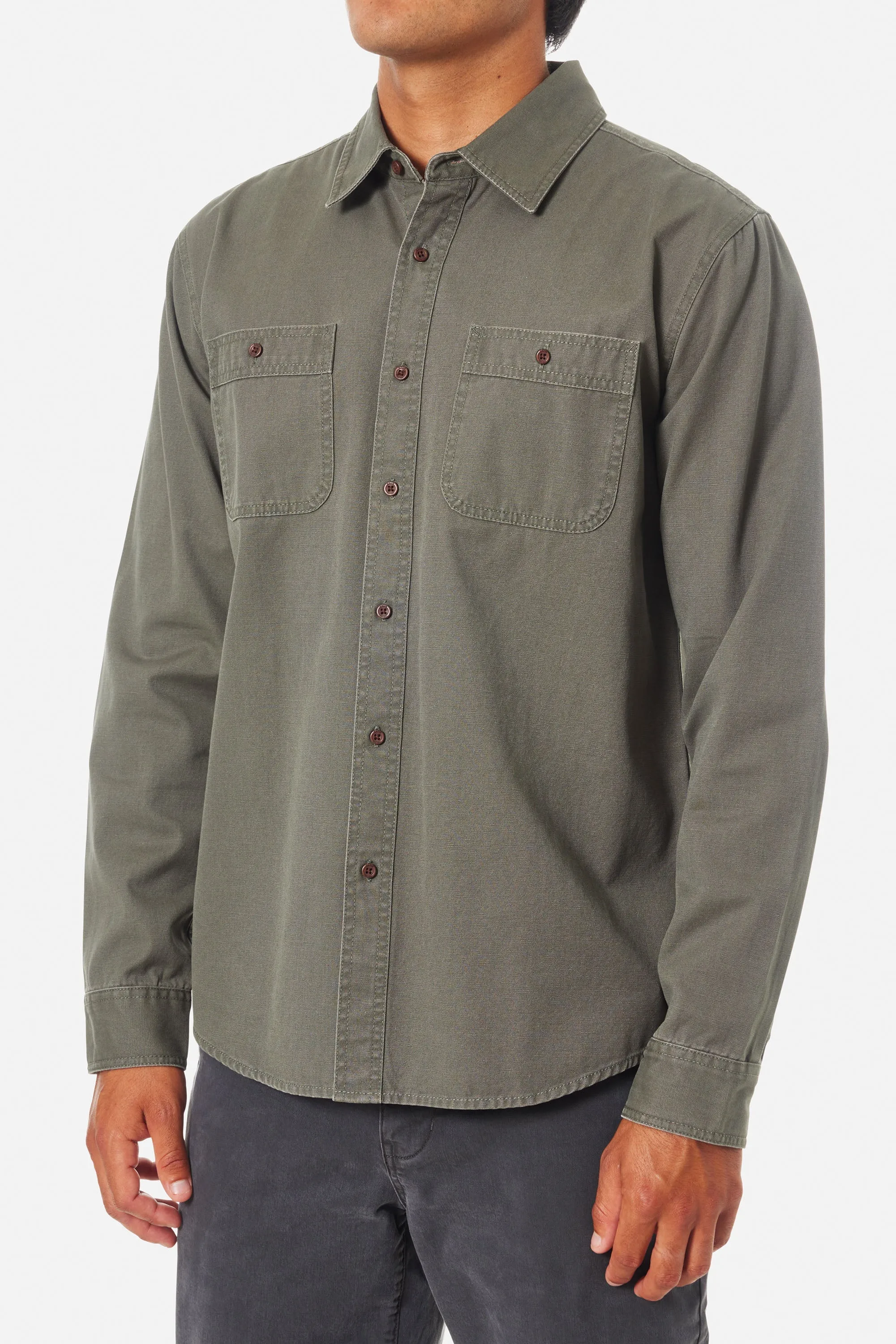 KATIN COAST CPO SHIRT - THYME sold by OAK product image thumbnail 3