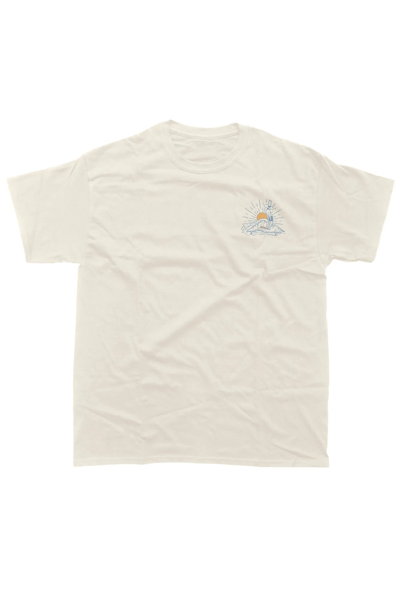 OAK SURF CLUB TEN TOE RODEO TEE - NATURAL sold by OAK