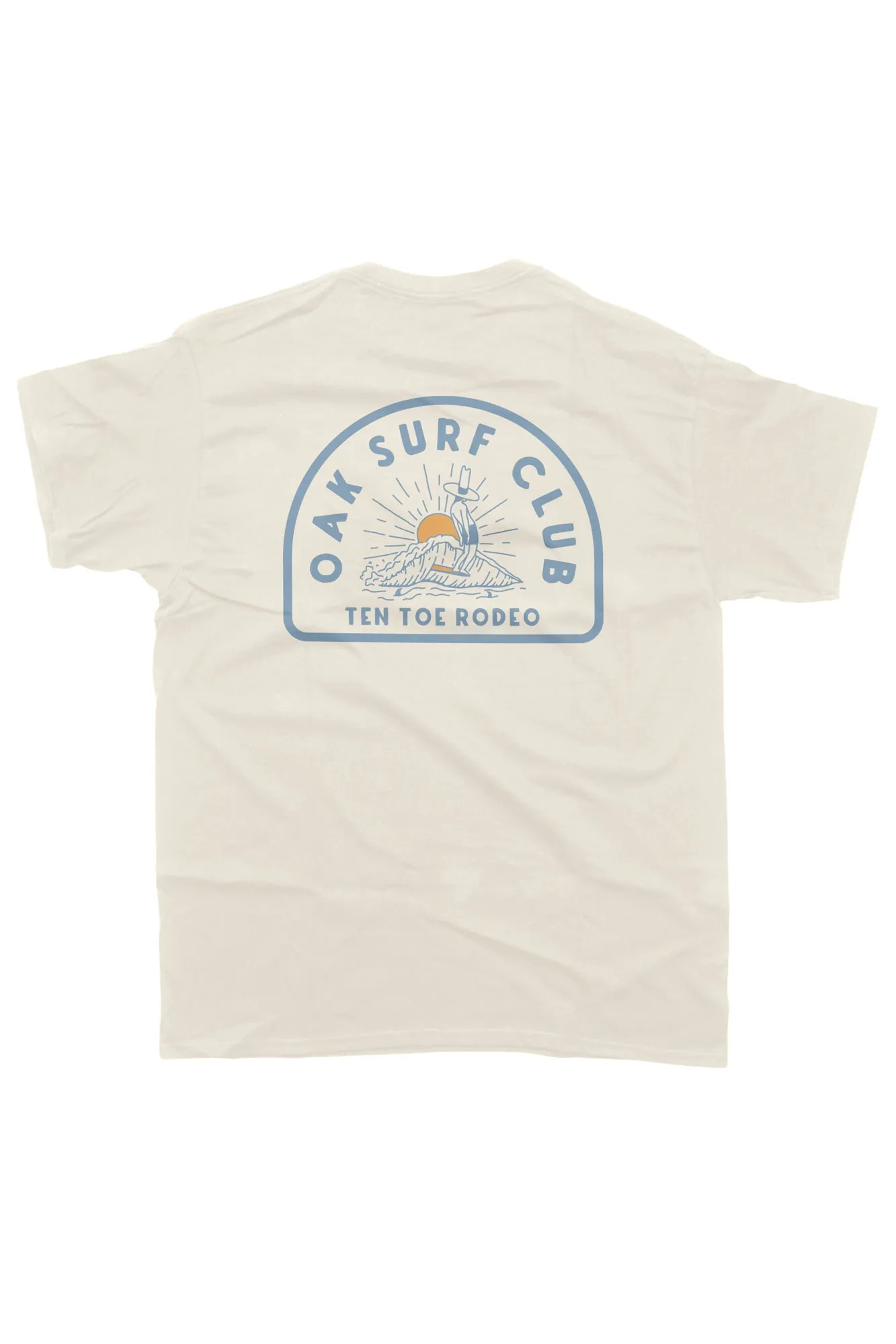 OAK SURF CLUB TEN TOE RODEO TEE - NATURAL sold by OAK product image thumbnail 2