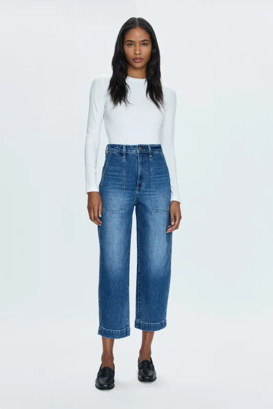 PISTOLA TURNER SUPER HIGH BARREL PANT - VALET sold by OAK