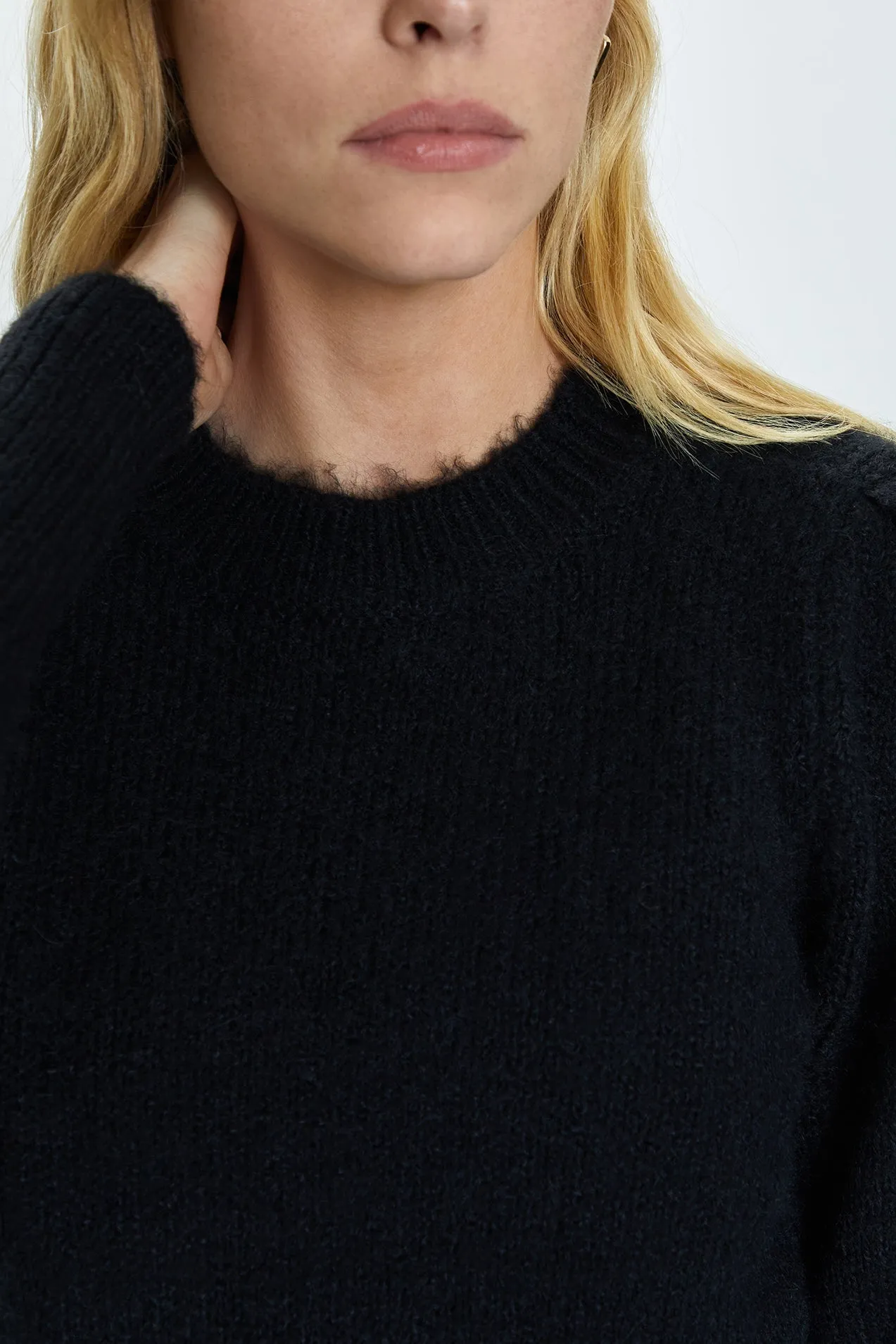 PISTOLA COLETTE PUFF SLEEVE SWEATER - NOIR sold by OAK product image thumbnail 2